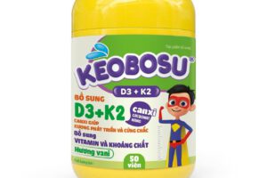KEOBOSU – Bổ sung D3K2, Canxi giúp xương phát triển , bé cao lớn
